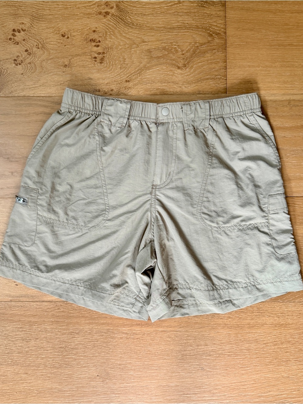 Columbia Sportswear Shorts Hiking Outdoor Gorpcore Khaki Nylon Cargo Women's S